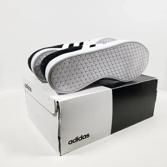 Adidas Women's VL Court 2.0 - Black/White 8M - Picture 3 of 5
